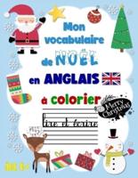 Mon vocabulaire anglais de Noël à colorier, lire et écrire