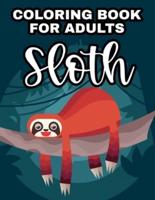 Coloring Book For Adults Sloth