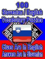 100 Slovenian/English Vocabulary Puzzles