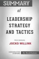 Summary of Leadership Strategy and Tactics