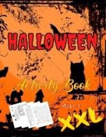 Halloween Activity Book For Kids Ages 4-8 XXL