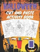 Halloween Cut And Paste Activity Book
