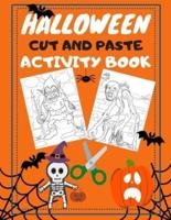 Halloween Cut And Paste Activity Book