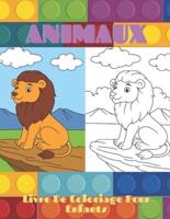 ANIMAUX - Livre De Coloriage Pour Enfants