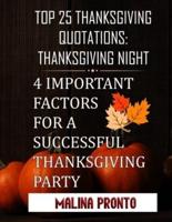 Top 25 Thanksgiving Quotations