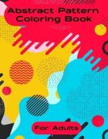 Abstract Pattern Coloring Book for Adult