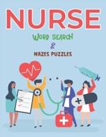 Nurse Word Search & Mazes Puzzles