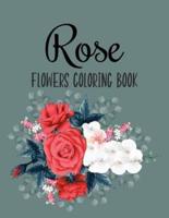 Rose Flowers Coloring Book