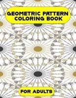 Geometric Pattern Coloring Book for Adults