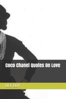 Coco Chanel Quotes On Love