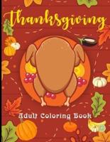Thanksgiving Adult Coloring Book