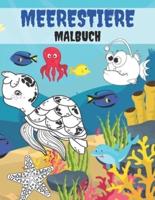 Meerestiere Malbuch