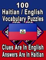 100 Haitian/English Vocabulary Puzzles