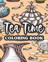 Tea Time Coloring Book