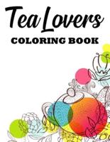 Tea Lovers Coloring Book
