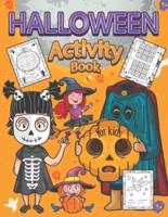 Halloween Activity Book for Kids