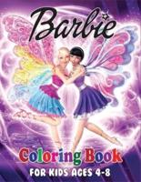 Barbie Coloring Book for Kids Ages 4-8