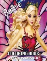 Barbie Coloring Book for Kids Ages 4-8