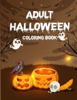 Adult Halloween Coloring Book