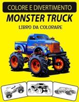 Monster Truck Libro Da Colorare