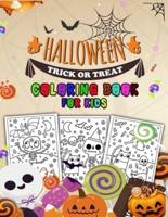 Halloween Trick or Treat Coloring Book for Kids