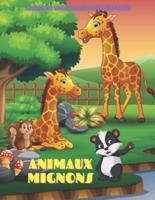 ANIMAUX MIGNONS - Livre De Coloriage Pour Enfants