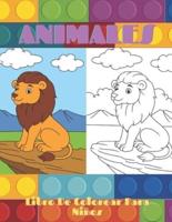 ANIMALES - Libro De Colorear Para Niños