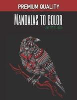 Animal Coloring Mandala - Premium Quality