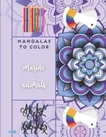Mandalas to Color - Marine Animals
