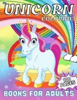 Big Coloring Unicorn Books For Adults: Advanced Magical Unicorn Coloring Pages for Man, Woman, and Adults. Practice for Stress Relief & Relaxation. (Animal/Horse Activity Book Design, 100pages 8.5x11in )