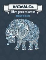 Animales - Libro Para Colorear Mandalas