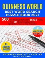 Guinness World Best Word Search Puzzle Book 2021 #7 Maxi Format Hard Level