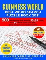 Guinness World Best Word Search Puzzle Book 2021 #8 Maxi Format Hard Level