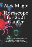 Horoscope for 2021 Cancer