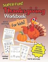 Thanksgiving Workbook for Kids