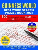 Guinness World Best Word Search Puzzle Book 2021 #11 Maxi Format Hard Level