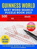 Guinness World Best Word Search Puzzle Book 2021 #12 Maxi Format Hard Level