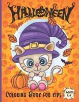 Halloween Coloring Book for Kids Ages 2-5