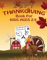I Spy Thanksgiving Book For Kids Ages 2-5
