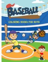 Baseball Coloring Books For Boys