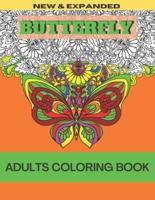 New & Expanded Butterfly Adults Coloring Book
