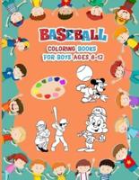 Baseball Coloring Books For Boys Ages 8-12