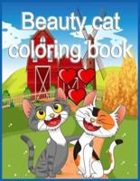 Beauty Cat Coloring Book
