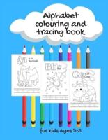 Kids Alphabet Colour and Tracing Book, Ages 3-5