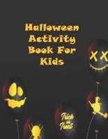 Halloween Activity Book For Kids