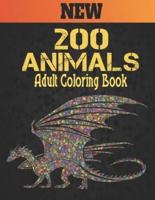 Adult Coloring Book Animals