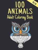 Adult Coloring Book New 100 Animals New