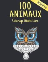100 Animaux Livre Coloriage Adulte