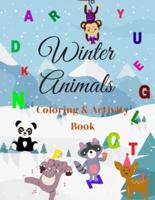 Winter Animals Coloring & Activity Book