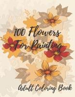 100 Flowers For Coloring